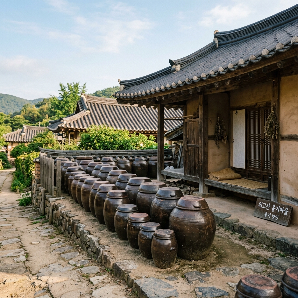 Oegosan Onggi earthenware jars