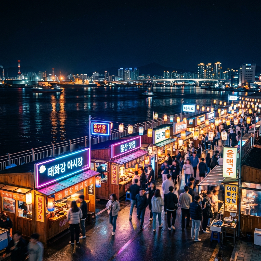 Ulsan market - street food