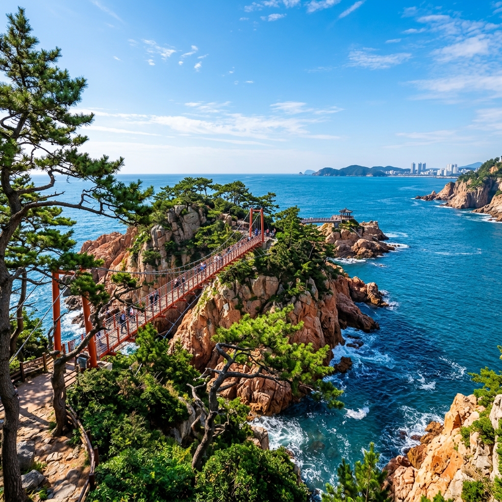 Majestic Daewangam Pine Trees and Ocean Breeze